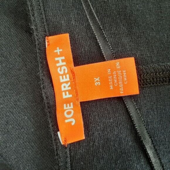 JOE FRESH Mixed Media Open Front Waterfall Cardigan Sz 3X Flawed - Picture 11 of 12